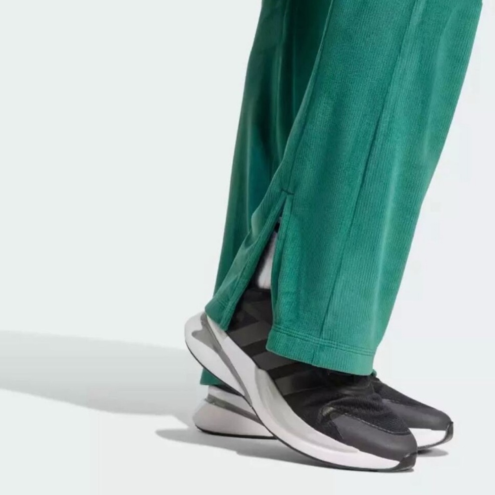 adidas Teal Ribbed Leggings - Picture 2 of 5